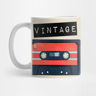 Vintage - Red Cassette Mug